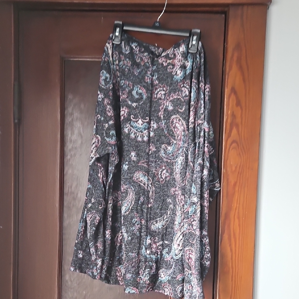 Maurices Black Paisley Blouse
